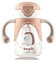 Bunnytoo Trainer Cup Tasse Antifuite,6+ mois, 280 ml Tasse Apprentissage Bebe,Gobelet Bebe,Embout Souple, Étanche | À partir de 6 mois | sans BPA -abricot