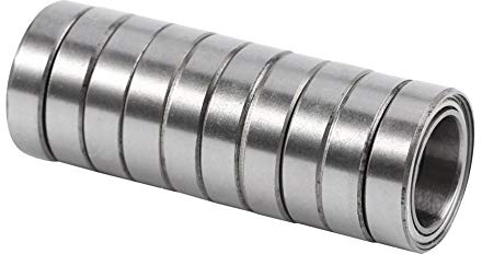 6000 2rs Kugellager - 10 stück Kugellager 10mm x 26 mm x 8 mm Rillenkugellager Doppelt Abgedichtet aus Kohlenstoffstahl für DIY, Drehbänke, Motoren, Skateboarding