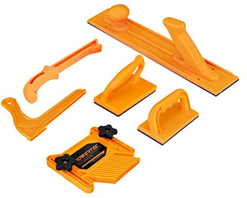 POWERTEC 71718V Safety Kit with Deluxe Featherboard for Use On Table Saws, Router Tables, Jointers and Band Saws, 1 Set