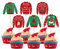 24 Stück hässlichen Pullover Cupcake Toppers Weihnachtsbaum Hirsch Schneeflocke Cupcake Picks Frohe Weihnachten Neujahr Urlaub hässlichen Pullover Xmas Party Kuchen Dekorationen Zubehör