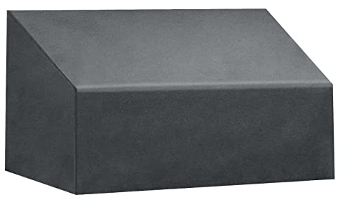 Kaufpirat Premium Abdeckplane Gartenbank B 120 x T 60 x HV 60 x HH 80 cm Gartenmöbel Gartentisch Hülle Abdeckung Haube Schutzhülle Abdeckhaube 900 D 6.000 mm Wasserbeständigkeit Anthrazit