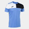 Joma Kurzarmshirt Mann Crew V blau schwarz Weiss
