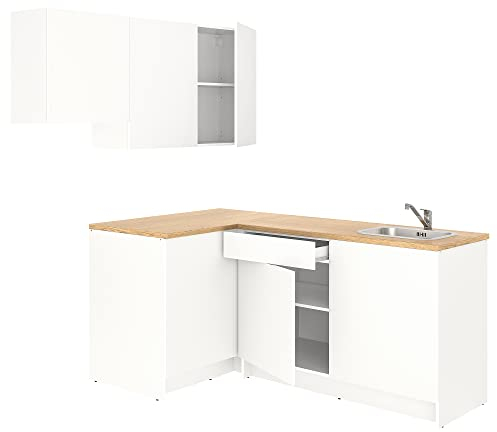 Ikea KNOXHULT Eckküche 182x183x220 cm weiß