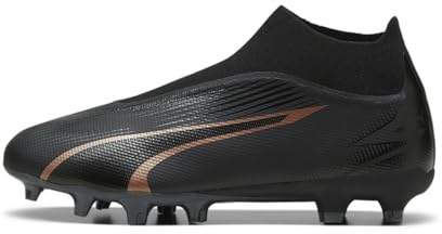 PUMA Ultra Match+ Ll Fg/Ag, Soccer Shoe Uomo, Puma Black Copper Rose, 46 EU