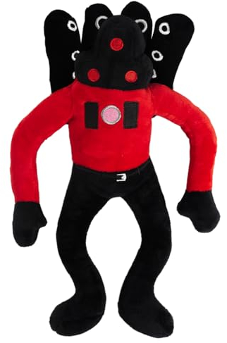 Tydeus Rot Plüschtiere Kuscheltier,32cm Rot Plüschpuppe Stofftier, Gefüllte Plüsch Figure,Plush Toys,Plüschtier für Spielfans Geschenk für Kinder Mädchen Jungen