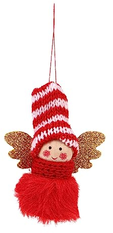 ABOOFAN Weihnachtsschmuck weihnachtsdeko das büro weihnachtliche kaminverzierungen gefülltes Faultier Plüschtier Christbaumschmuck Kamindekor Dekoration Engel-Mädchen-Anhänger Mini