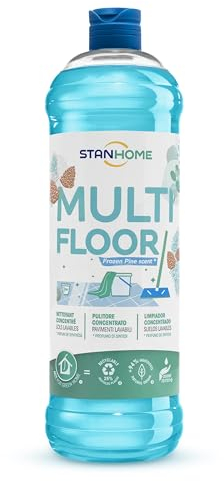 STANHOME | Pulitore Concentrato per Pavimenti Lavabili MULTI FLOOR Frozen Pine Scent, Note di Pino e Eucalipto, Sgrassatore Antiodori per Pavimenti Senza Aloni, 1000 ml
