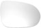 A ABSOPRO Espejo Retrovisor Lateral Derecho De Repuesto Con Placa De Respaldo, Cristal Calefactado Blanco Para Kia Sorento 2015-2020