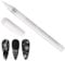 Fine Tip Nail Art Pens - Quick Dry Nail Decoration & Drawing Pen, Varnish & Polish Pencil for DIY Art - French Manicure Pen, White Fingernail Tool