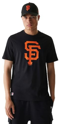 New Era Herren Nos MLB Regular Tee Safgia Blk T-Shirt (1er Pack)