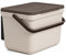 TATAY Kitchen Bin Set | 1 Smart Food Waste Caddy 6L with Bracket and Screws + 3 Easy Waste Recycling Bins 20L Ecohome | Compact & Modular Design | Click-Lid System | Made from Recycled Material