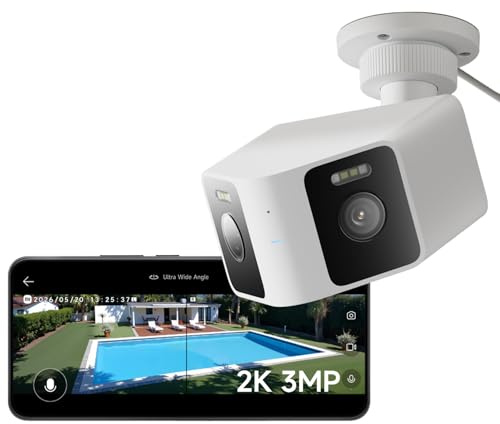XIAOMI CW100 Dual Lens Outdoor Security Camera 2K 3MP WiFi Camera