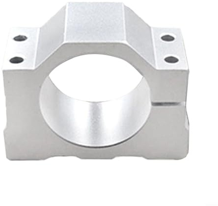 Evenoonest Morsetto per staffa motore mandrino in lega di alluminio, per router CNC, base di fissaggio sabbiata per mandrino elettrico 40/45/52/65/80 mm, adatto per varie dimensioni del motore (45 mm)