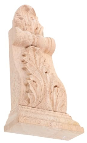 Console Murale en Bois Massif Style Européen, Couleur Khaki