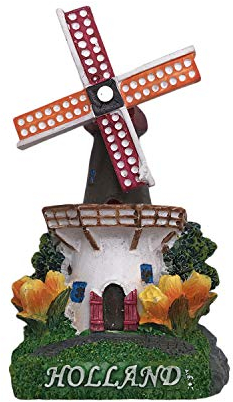 Holland 3D Windmill Refrigerator Magnet Tourist Souvenirs Resin Magnetic Stickers Fridge Magnet Home & Kitchen Decoration from China
