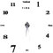 DIY Wanduhr, 3D Modern Mute Wanduhr Aufkleber Wandtattoos Dekoration Uhren Selbstklebende für Büro Wohnzimmer Schlafzimmer Uhr Home Dekoartikel Quarzuhr