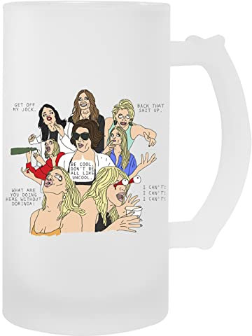 Real Housewives Of New York Party Transparent Becher Bier Herren Damen Mug Beer