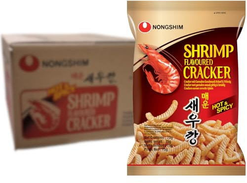 NONGSHIM - Garnelen Kräcker Scharf - Multipack (20 X 75 GR)