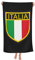 Essuie Italie Italie Drapeau Italien Débarbouillettes Sécher Vite Serviette De Plage Doux Drap De Plage pour Spa Hotel Salle De Bain,80X130Cm