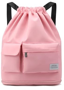TIYGHI Rucksäcke Männer Sporttaschen Frauen Fitness Männlich Basketball-Training Zubehör Yoga Schwimmen Gepäck Schulter Taschen Sport Weibliche (Color : Pink)