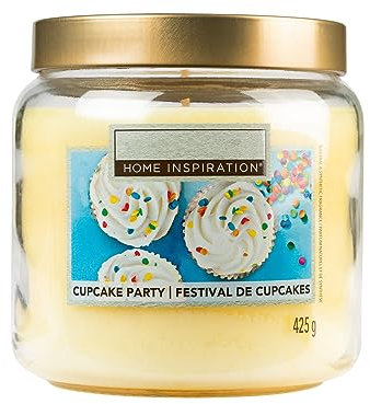 Yankee Candle Scented Candle | Home Inspiration | Cupcake Party | Medium Jar Candle | Up to 75 Hours Burn Time