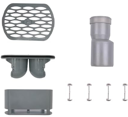 Duschrinne Siphon mit Geruchsstop, Haarsieb