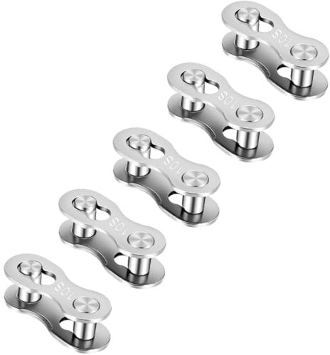 LICQIC Bike Chain Link, Bicycle Quick Connector Link, 5 Pair 10 Speed