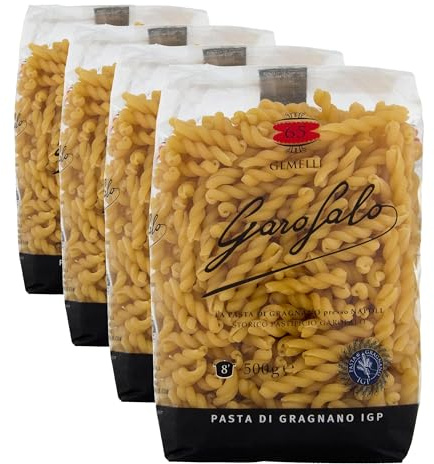 Garofalo Pasta Gemelli, 500g (Confezione da 4)