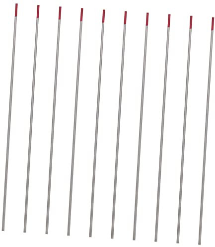 MUSISALY 1 Paquet D'Électrodes D'Électrodes En Tungstène Thorié Baguettes De Soudage Tig Électrode Lanthanée Alliages De Titane Poteau Électrique Tiges De Tungstène Lanthané Soudage Wtal