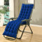 Schaukelstuhlkissen für den Außenbereich, weich und bequem, Chaiselongue-Polster, Loungesessel, Kissen für Terrasse, Sonnenliege, Kissen für Außenschaukel, Innen- und Außenbereich, Saphirblau (150 x