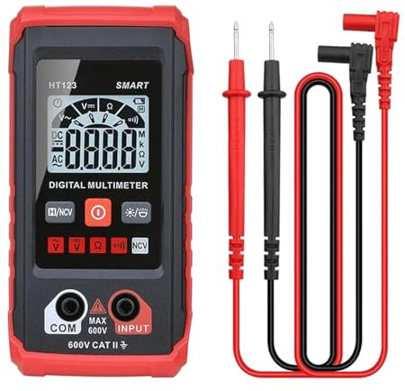 Tester Multimetro Digitale TM-510 – Tester Digitale di Tensione A Gamma Automatica Con 2000 Punti | Voltmetro di Misura Intelligente Con Funzione Senza Tensione | Misurazione La Tensione AC/DC, La R