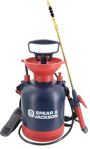 Spear & Jackson 3LPUMP Pulverizador de presión con Bomba de Uso General de 3 litros