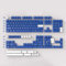 163 Keys Classic Blue Keycaps Cherry Doubleshot Keycaps Set Fit for ISO ANSI 95% 75% 65% 60% Mechanical Keyboard Cherry Mx Gateron Switches