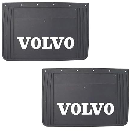 HAAXSHOB Paraspruzzi Auto, per Camion Volvo 60 x 40 cm Parafango Contro Liquami, Fango, Polvere, Neve, Senza Forare Parafanghi