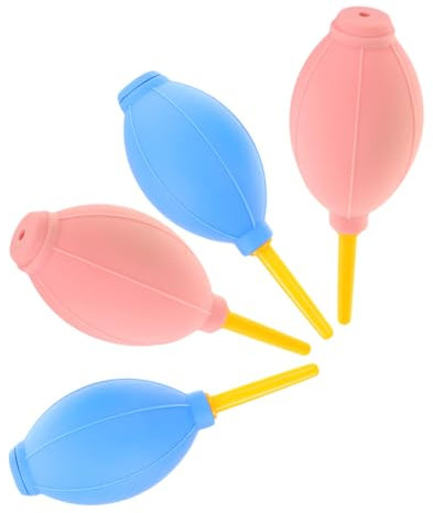Generic Efficient Lash Dryer Kit: 4pc Handheld Air Blower for Quick Eyelash Drying Glue Remover Camera Lens Cleaning Dust Blue/pink