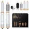 Airstyler 5-in-1 Lockenstab, Golden Goods Hairstyler Set mit Warmluftbürste, Glättbürste, 1000W Haartrockner, Geben Sie Volumen, Glätten, Locken und Föhnen, Rundbürstenföhn