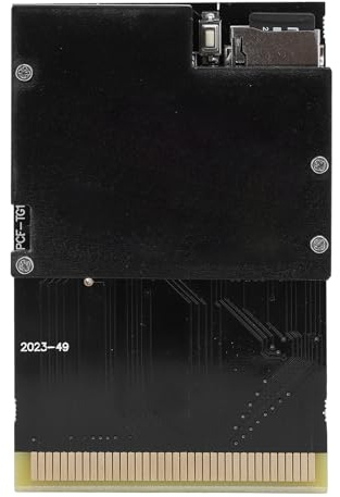Annadue Carte de Console de Jeu Black Gold Board Flash Carte de Cartouche de Jeu 1000 en 1 pour PC Engine/TurboGrafx 16, avec Mémoire 8G, Prise en Charge des Jeux JP/USA/EU