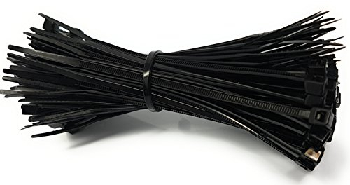 Reulin - Bridas (100 x 2,5 mm), color negro, 100 unidades