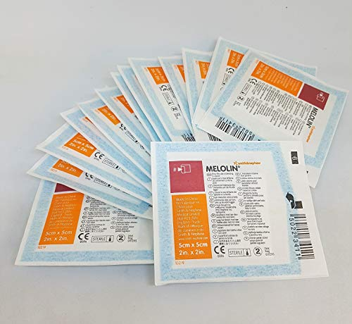 Melolin 5cm x 5cm Sterile Non Adherent Dressings Pack of 25