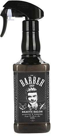 Pulverizador pulverizador, spray botella pulverizador para plantas y flores de plástico salón spray botella agua para jardín barbería peluquería Negro