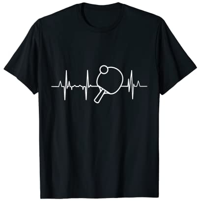Tennis de table Battement de cœur Ping Pong T-Shirt
