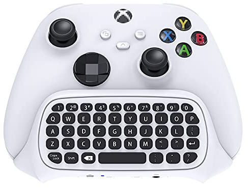 Xbox Series X/S Controller Tastiera Gamepad 2.4Ghz Mini QWERTY Tastiera Gaming Chatpad con Audio/Auricolare Jack