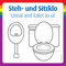 immi 4x Steh- und Sitzklo queer Aufkleber 98mm