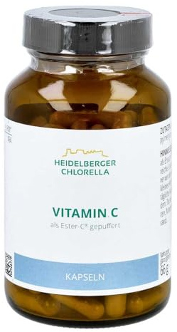Heidelberger Chlorella Vitamin C ALS Ester-C gepuffert Kapseln, 110 St. Kapseln