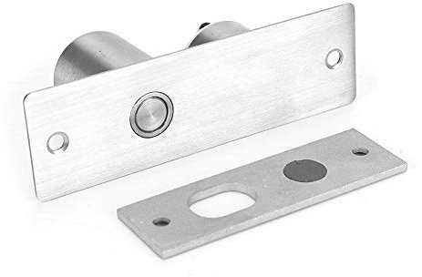 DC 12V 2 Fili Mini Serratura Elettrica Incorporata - di Controllo Accessi di Sicurezza per Porte in Vetro con Bullone in Acciaio Inossidabile Design per la Casa e L'ufficio