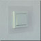 Tapetenschutz Dekorrahmen Wandschutz Tapetenschoner Lichtschalter Acryl Schalter (3-fach Rahmen, milchglas)