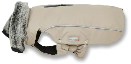 Wolters Winterjacke Amundsen für Dackel, Größe:46 cm, Farbe:taupe