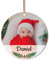 Personalisierte Weihnachtskugeln mit Foto, Weihnachtskugeln mit Babys Foto und Namen, Erste Weihnachtsbaum Dekoration für Babys 2024, Personalisierte Geschenke Männer Frauen Kinder