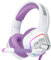 ZIUMIER Purple Gaming Headset with Mic, Xbox One Headset with Noise Canceling Mic, PS4 Headset with Stereo Surround Sound, Over-Ear Headphones for PC, PS4, PS5, Xbox One, Xbox Series S/X, Laptop
