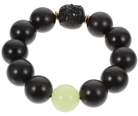 COLLBATH 1Stk Armband aus Ebenholz Perlenschmuck für Männer Korn chakra armschlinge Schmuck aus Ebenholz buddhistische Perlenarmbänder Fluoreszenz Gebetsperlen Perlenkette Zubehör Anhänger